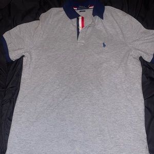 Men polo Ralph Lauren shirt size S color Gray
